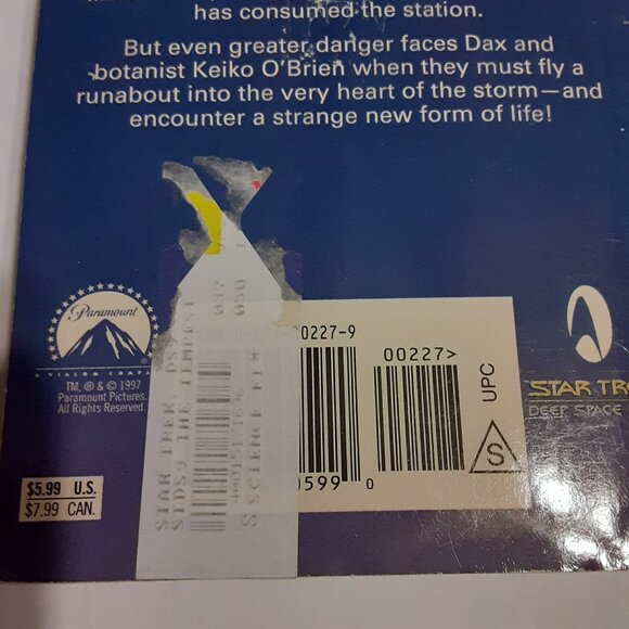 Star Trek Deep Space Nine VTG 90's Paperback Books 13-15,17,19,20 - Picture 8 of 9